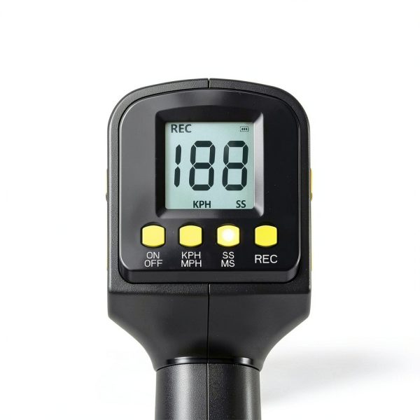 WEEPALM Baseball Speed Radar Gun Aluminum Dark Grey-4