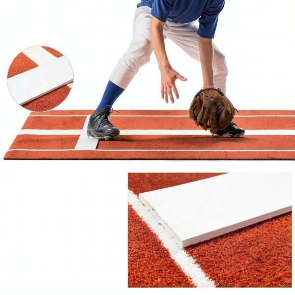 Shopsource Foldable Pitching Mat PU Foam Red-3