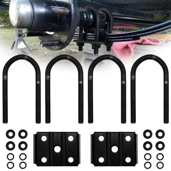 Heavy Duty U-Bolt Kit by dreamdragon for 3500 lb Axle-5
