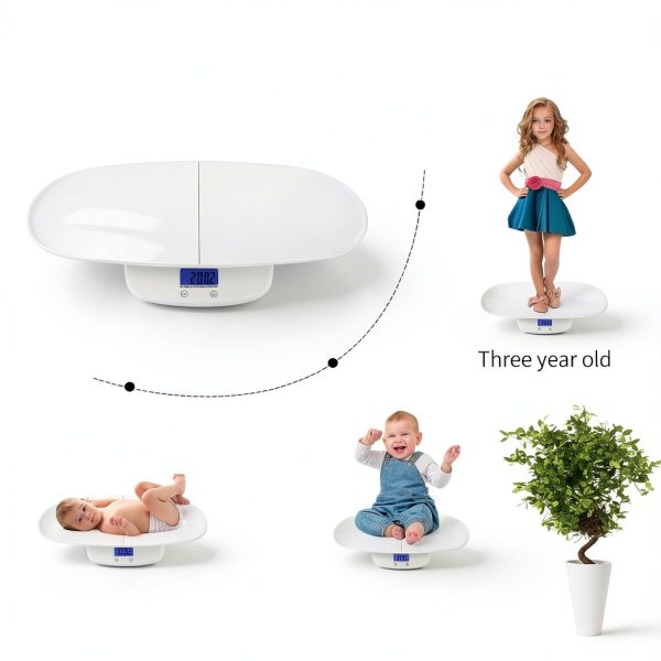AOOEAENN Baby Scale White Counter Scale-3