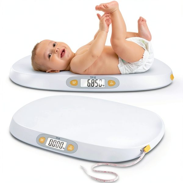 TIPRE Baby Scale White ABS Floor Scale-0