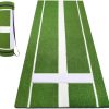 Wemily Softball Pitching Mat Green Foldable-0