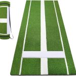 Wemily Softball Pitching Mat Green Foldable-0