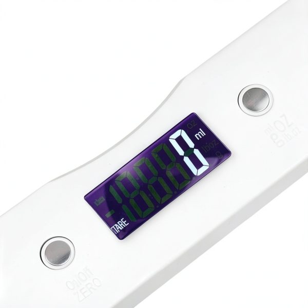Fdit White LCD Pet Scale for Small Pets-7