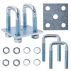 YMDGGDCH Heavy Duty U-Bolt Kit for 2"×3" Square Tube-0