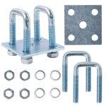 YMDGGDCH Heavy Duty U-Bolt Kit for 2"×3" Square Tube-0