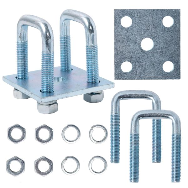 YMDGGDCH Heavy Duty U-Bolt Kit for 2"×3" Square Tube-0