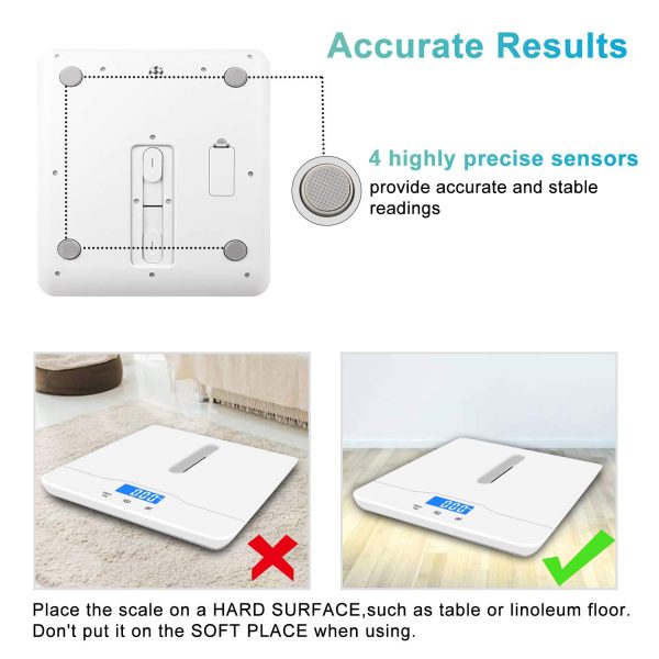 MINDPET-MED Foldable LCD Baby Scale White 24inch-3