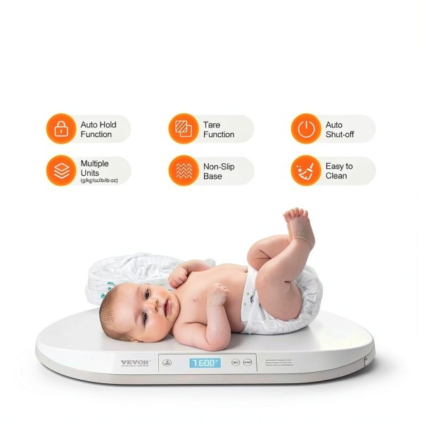 VEVOR Smart Baby Scale White DC5H-3