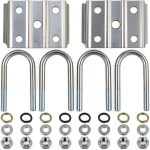 iBroPrat Carbon Steel U-Bolt Kit for 3500lbs Axle-0