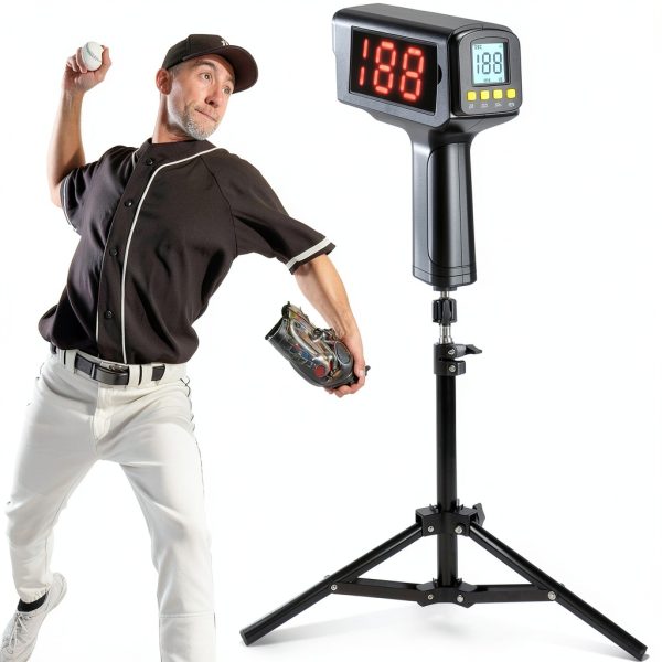 WEEPALM Baseball Speed Radar Gun Aluminum Dark Grey-0