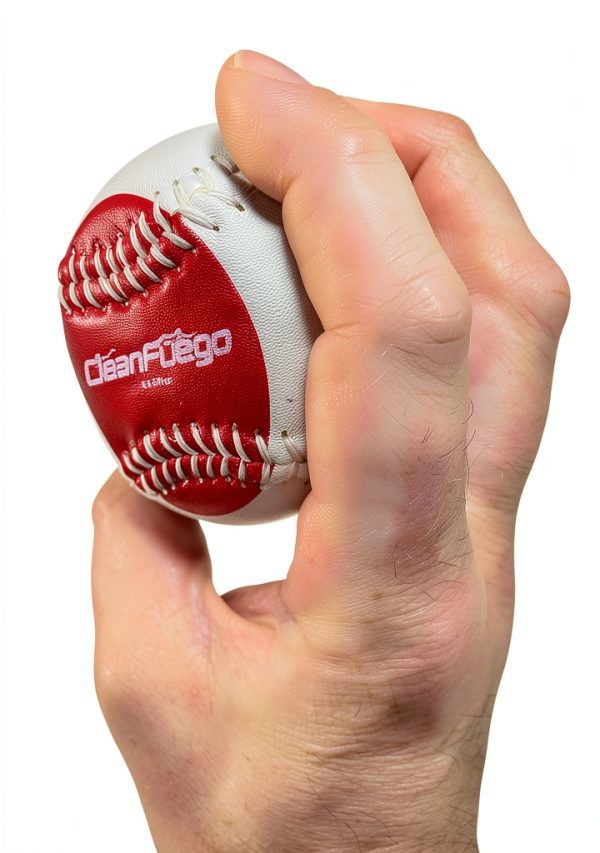 CleanFuego Baseball Grip Trainer White Red Leather-2