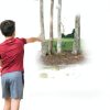 SweetSpot Baseball Strike Zone Plastic Baseball Trainer-3