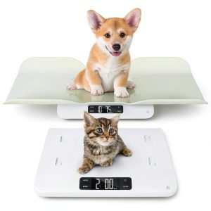 Greater Goods Mini LCD Pet Scale White Portable-0