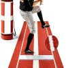 Shopsource Foldable Pitching Mat PU Foam Red-0