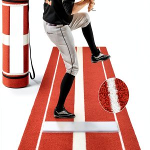 Shopsource Foldable Pitching Mat PU Foam Red-0