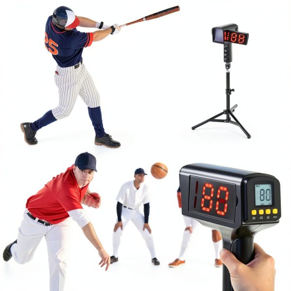 WEEPALM Baseball Speed Radar Gun Aluminum Dark Grey-7