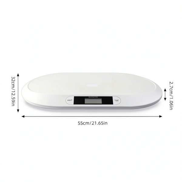 KWCWB Baby Scale ABS Plastic White-5