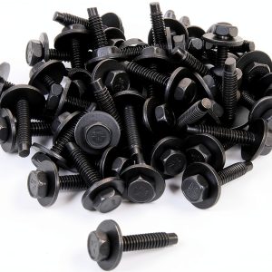 Allstar Performance Alloy Steel Body Bolt 1-1/8in 50pk Black-0
