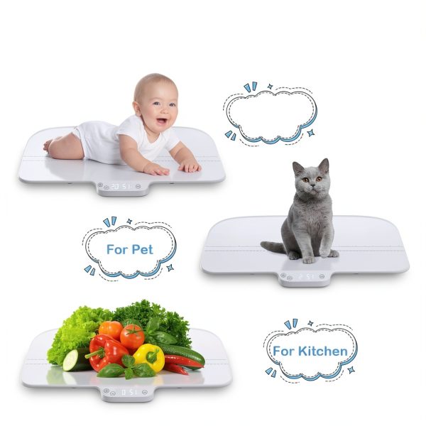 Baby Joy Digital Baby Scale White Countertop-5