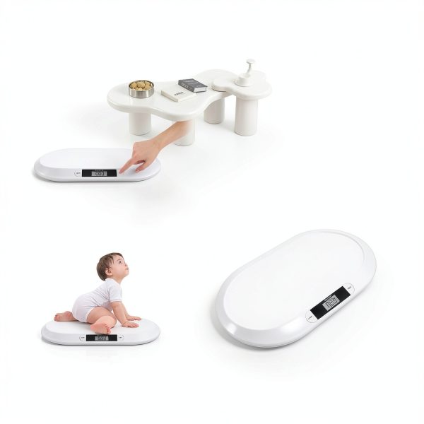KWCWB Baby Scale ABS Plastic White-2