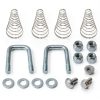 Galvanized U-Bolt Kit by LukeTarp for Gooseneck Hitches-0