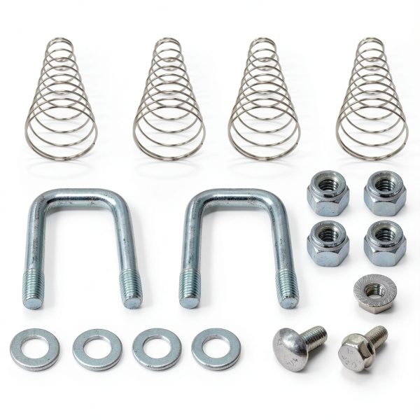 Galvanized U-Bolt Kit by LukeTarp for Gooseneck Hitches-0