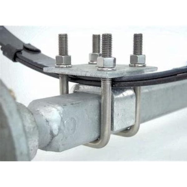 Automotive Authority LLC Axle U-Bolt Kit for Marine Trailers-4