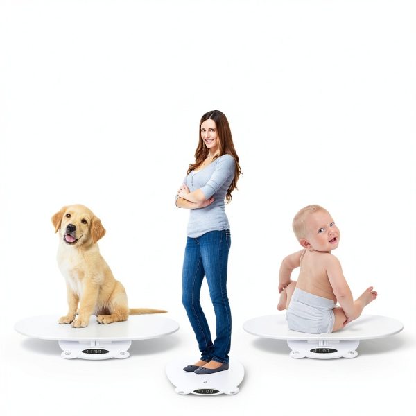 Ellie Baby Scale Foldable White Bodyweight-4