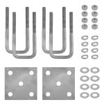 Galvanized U-Bolt Kit PHEXOD Boat Trailer Axle-0