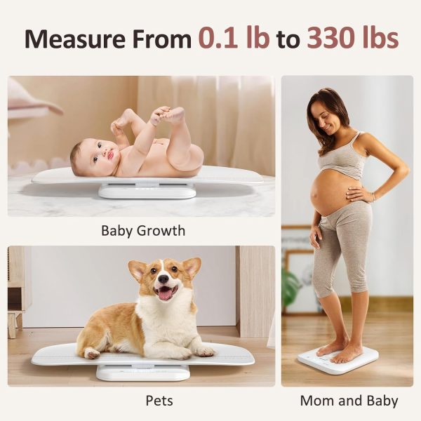 GROWNSY Baby Scale White ABS Material-1