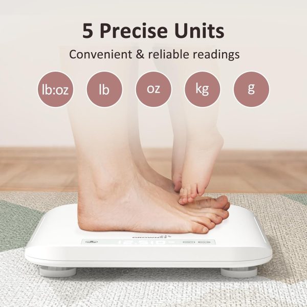 GROWNSY Baby Scale White ABS Material-3