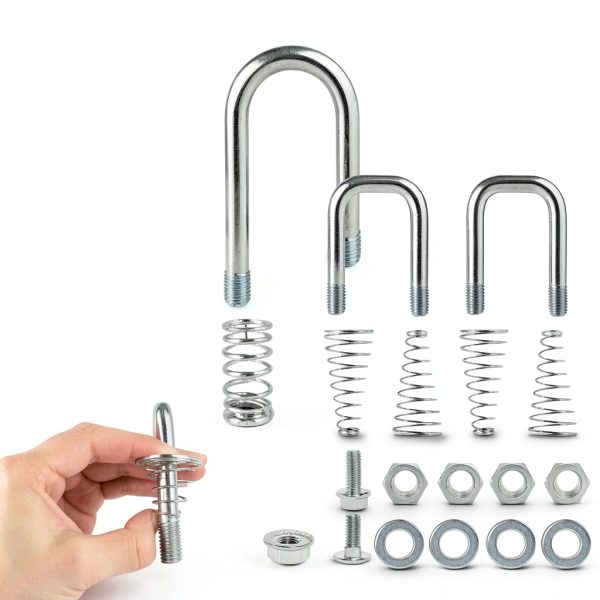 Galvanized U-Bolt Kit by LukeTarp for Gooseneck Hitches-2