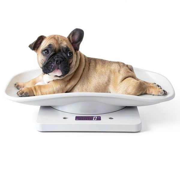 Fdit White LCD Pet Scale for Small Pets-2