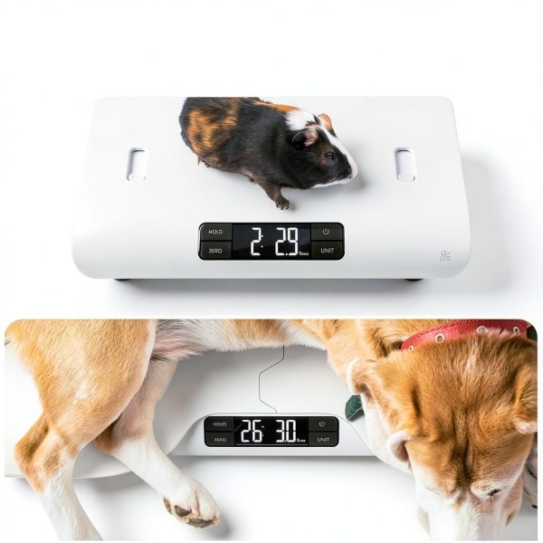 Greater Goods Mini LCD Pet Scale White Portable-2