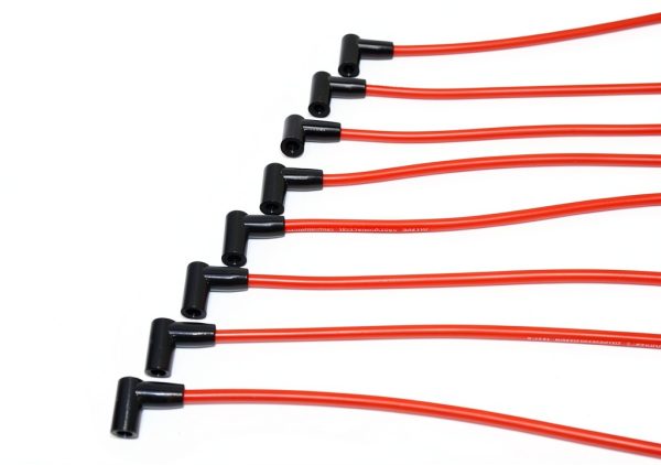 A-Team Red Silicone Spark Plug Wire Set-4