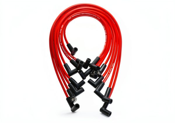 A-Team Red Silicone Spark Plug Wire Set-0