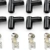 Spark Plug Boot Kit UBOG Brushed 90deg HEI Set-0