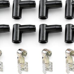 Spark Plug Boot Kit UBOG Brushed 90deg HEI Set-0