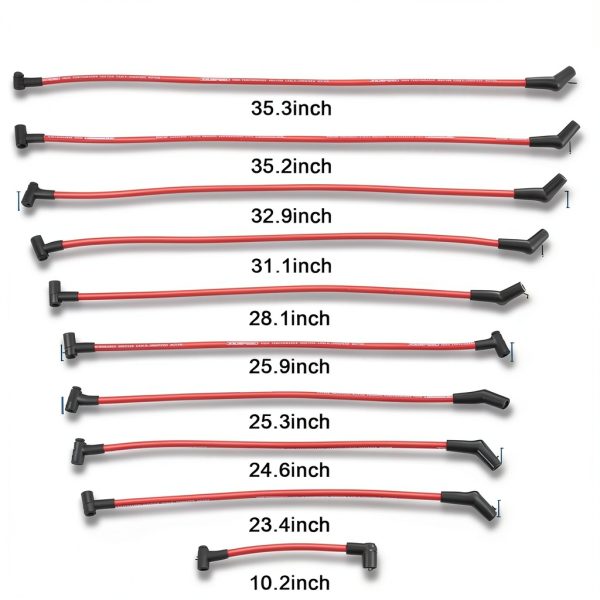 JDMSPEED Spark Plug Wires Ford F-150 Mustang-2