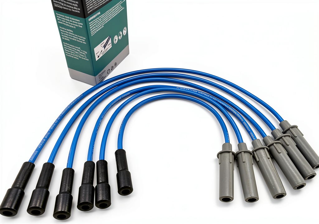 Cable Master spark plug wire set installed in a Chrysler engine bay