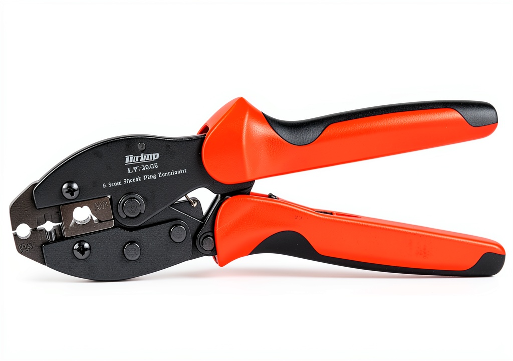 IWISS LY-2048 crimper showing ergonomic handle and jaws