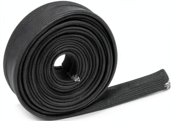 ZHUBANG Heat Sleeve Fiberglass 10FT 13MM Black for Automotive Wiring-1