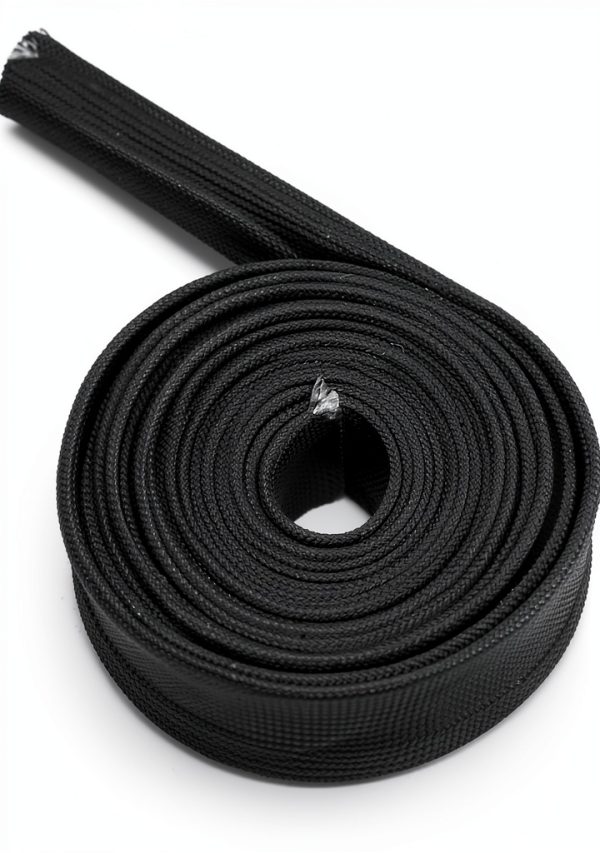 ZHUBANG Heat Sleeve Fiberglass 10FT 13MM Black for Automotive Wiring-5