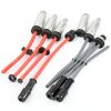 B4B Bang 4 Buck Spark Plug Wire Separators Set 12pcs ABS Plastic Black-4