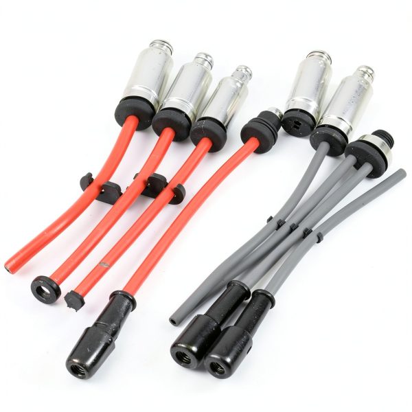 B4B Bang 4 Buck Spark Plug Wire Separators Set 12pcs ABS Plastic Black-4