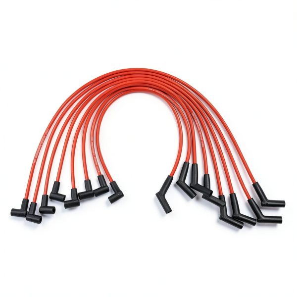 Spark Plug Wire Set Rocklike Promise HEI V8 with Coil Wires Black-0