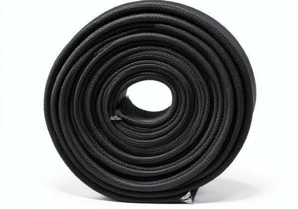 ZHUBANG Heat Sleeve Fiberglass 10FT 13MM Black for Automotive Wiring-2