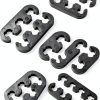 B4B Bang 4 Buck Spark Plug Wire Separators Set 12pcs ABS Plastic Black-1