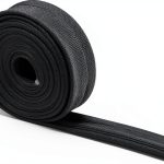 ZHUBANG Heat Sleeve Fiberglass 10FT 13MM Black for Automotive Wiring-0